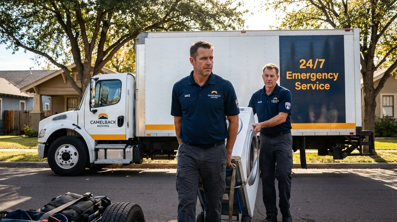 CamelBack Moving crew loading furniture in Wichita Falls, TX